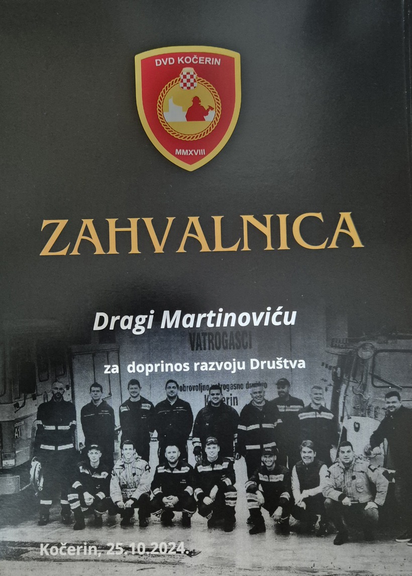 zahvalnica dvd kocerin 2024